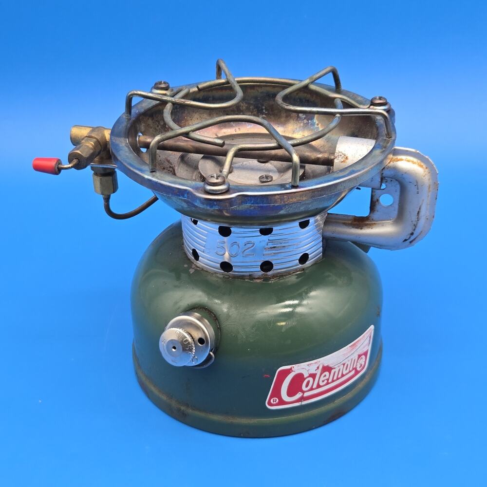Vintage 1971 Coleman 502 Sportster Stove Single Burner Camp Stove Untested